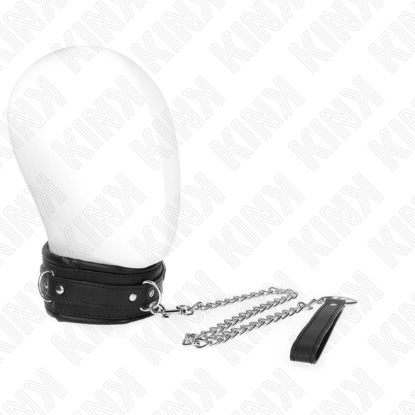 KINK - 65 CM ZWARE HALSBAND MET LIJN MODEL 4 VERSTELBAAR 36,5-50 CM