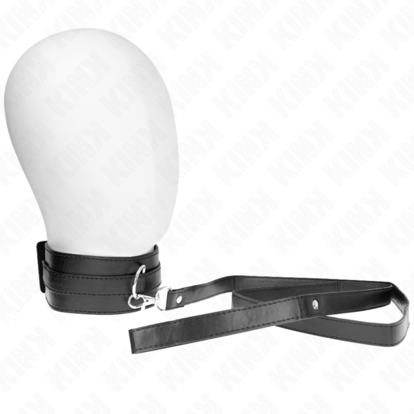 KINK - HALSBAND MET LIJN 116 CM MODEL 1 VERSTELBAAR 36-43 CM X 5 CM