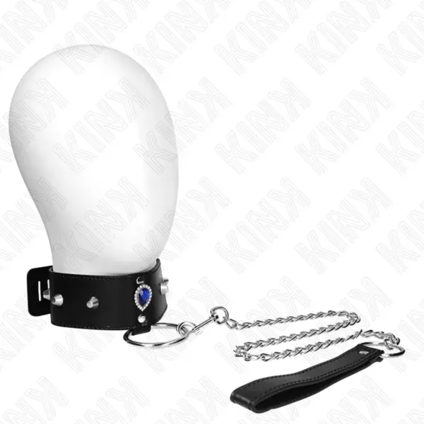 KINK - 65 CM BLAUWE DIAMANTEN VERSTELBARE KETTINGEN 36-43 CM X 5 CM