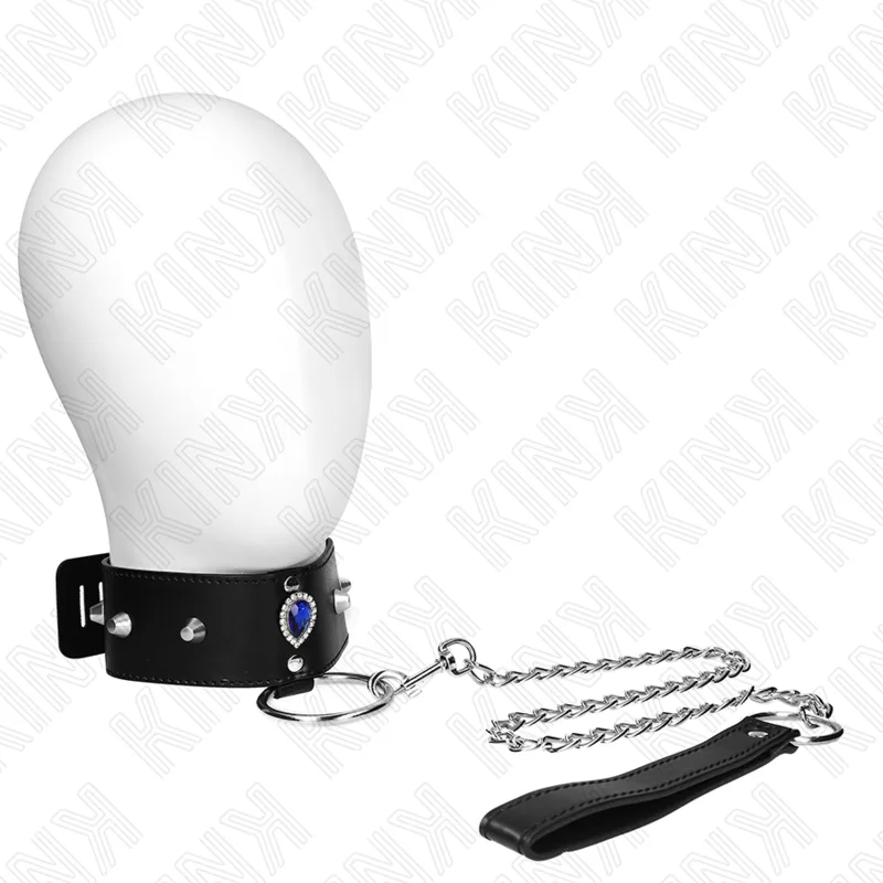 KINK - 65 CM BLAUWE DIAMANTEN VERSTELBARE KETTINGEN 36-43 CM X 5 CM