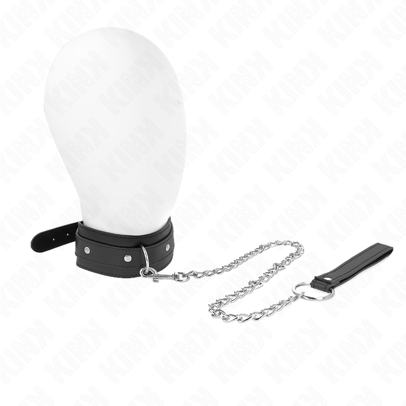 KINK - KRAAG MET 65 CM RIEM 1 VERSTELBARE RING 38-49 CM X 5 CM
