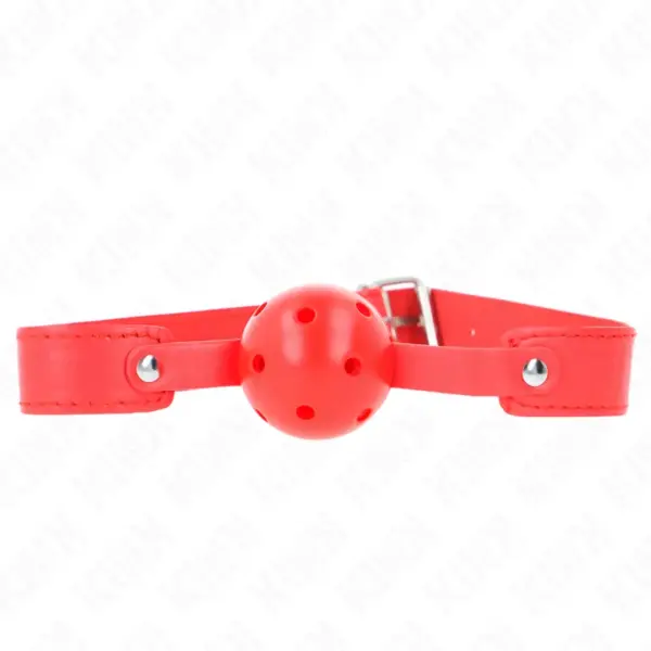 KINK - 4,5 CM ADEMENDE RODE BAL GAG 65 x 2,5 CM