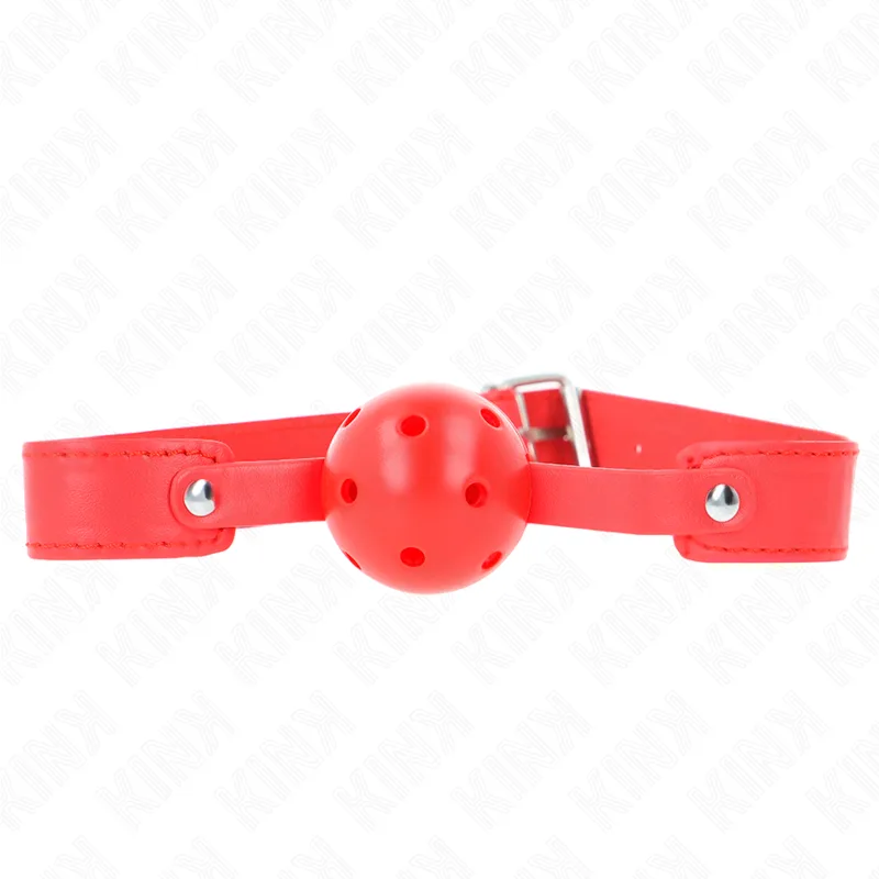 KINK - 4,5 CM ADEMENDE RODE BAL GAG 65 x 2,5 CM