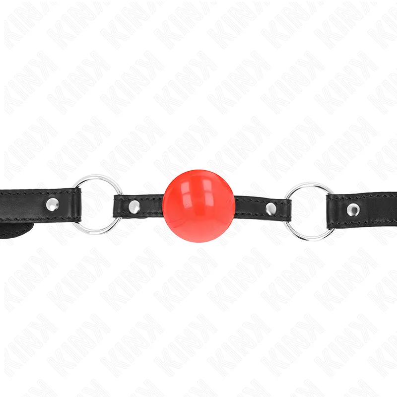 KINK - 4 CM BALL GAG ROOD TPE 60 x 2 CM