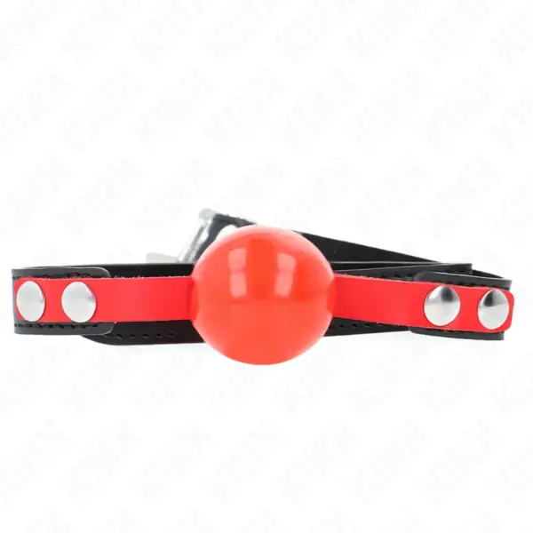 KINK - 4 CM ZACHTE TPE BALL GAG MODEL 4 60 x 2 CM VERSTELBAAR 37-52 CM