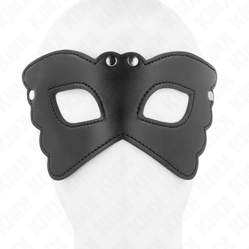 KINK - VLINDERVORMIG KUNSTLEERMASKER 20 x 9 CM
