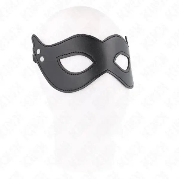 KINK - MASKER VAN KUNSTLEER MET KLINKNAGELS MODEL 1 26 x 8 CM