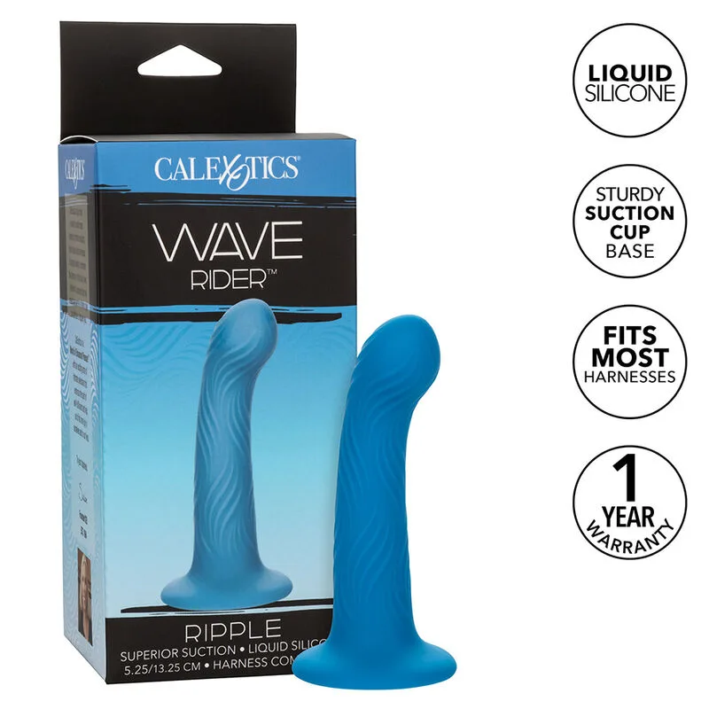 CALEXOTICS - WAVE RIDER RIPPLE BLAUWE ANALE PLUG