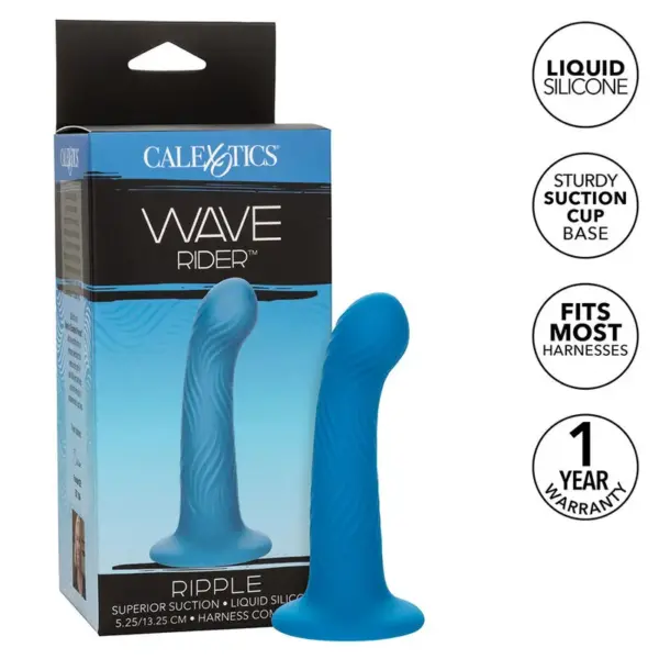 CALEXOTICS - WAVE RIDER RIPPLE BLAUWE ANALE PLUG