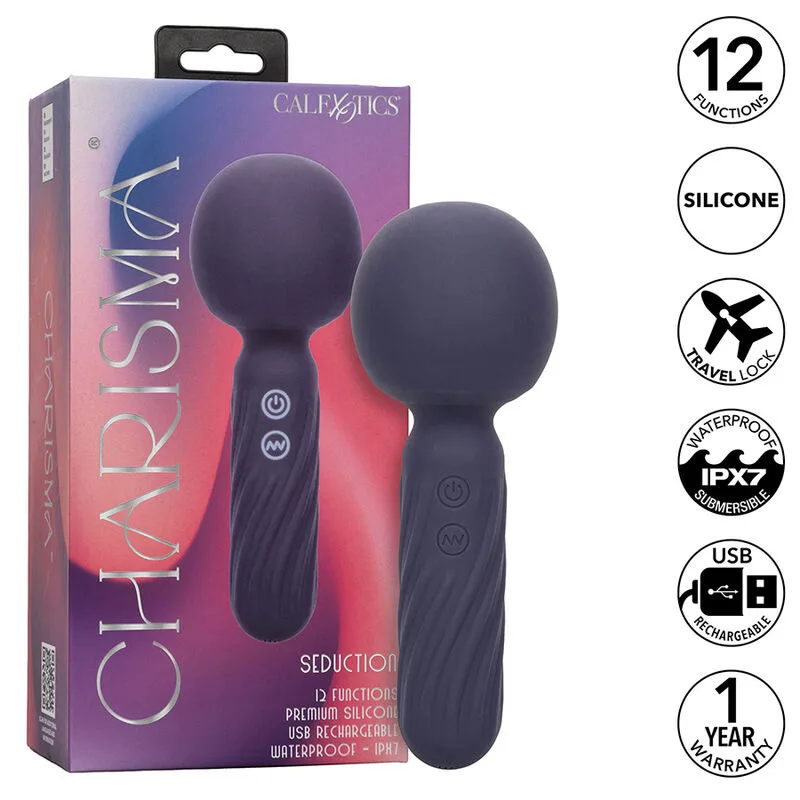 CALEXOTICS - CHARISMA SEDUCTION 12 FUNCTIE MASSAGER 17,75 CM X 6,25 CM PAARS