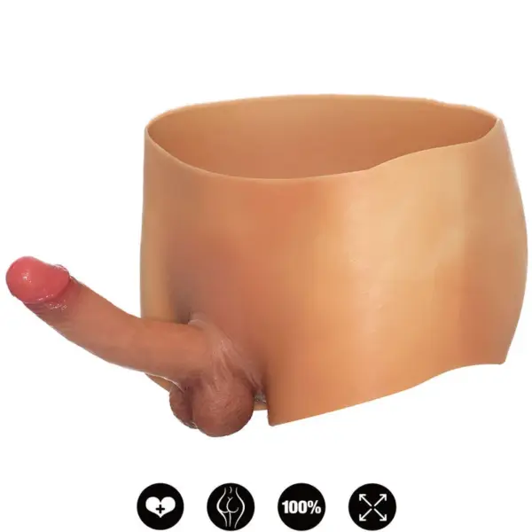 VERBORGEN VERLANGEN - ALTER EGO BOXERSHOT MET PENIS 18 CM MAAT S/M