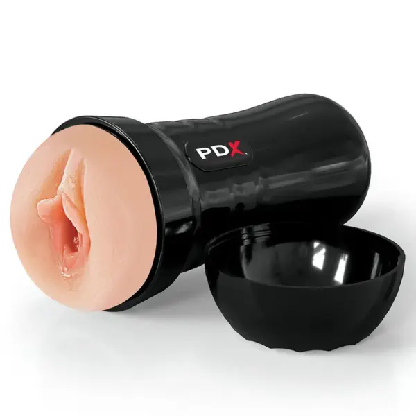 PDX EXTREME - NATTE KUTJES NATUURLIJKE ZELFSMEERBARE VAGINA MASTURBATOR