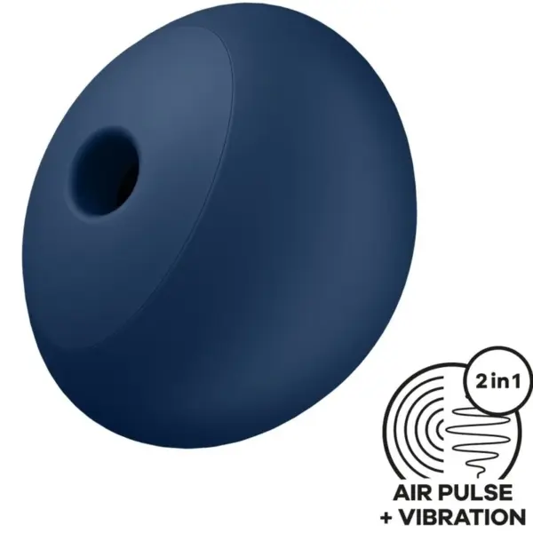 SATISFYER - AIR POWER 4 STIMULATOR & VIBRATOR 12 VIBRATIES BLAUW