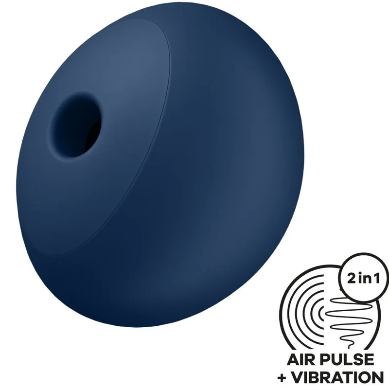SATISFYER - AIR POWER 4 STIMULATOR & VIBRATOR 12 VIBRATIES BLAUW