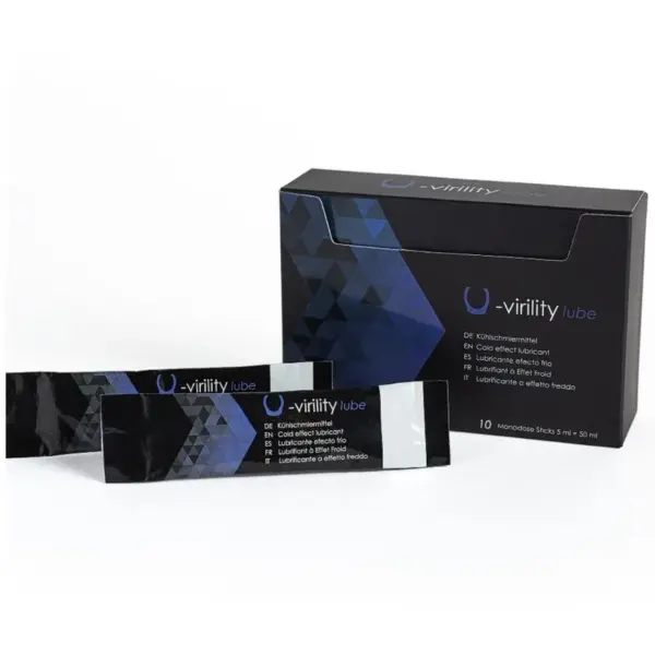 500 COSMETICS - U-VIRILITY LUBE KOUD EFFECT GLIJMIDDEL 10 X 5 ML