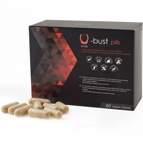 500 COSMETICS - U-BUST BORSTVERGROTING CAPSULES - 60 CAPSULES
