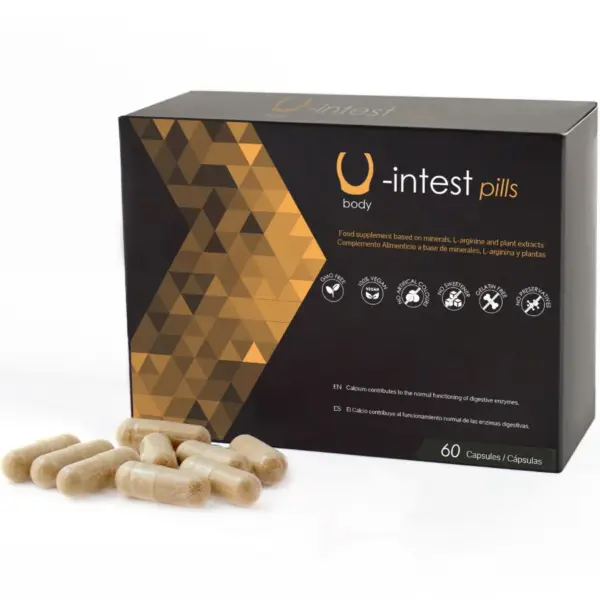 500 COSMETICS - U-INTEST CAPSULES OM AAMBEIEN TE VOORKOMEN - 60 CAPSULES