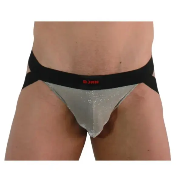 BURN - 001 GLANZENDE JOCK BEIGE / ZWART XL