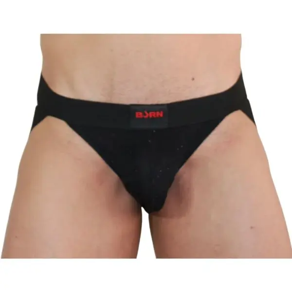 BURN - 003 ZWARTE GLANZENDE JOCKTAIL XL