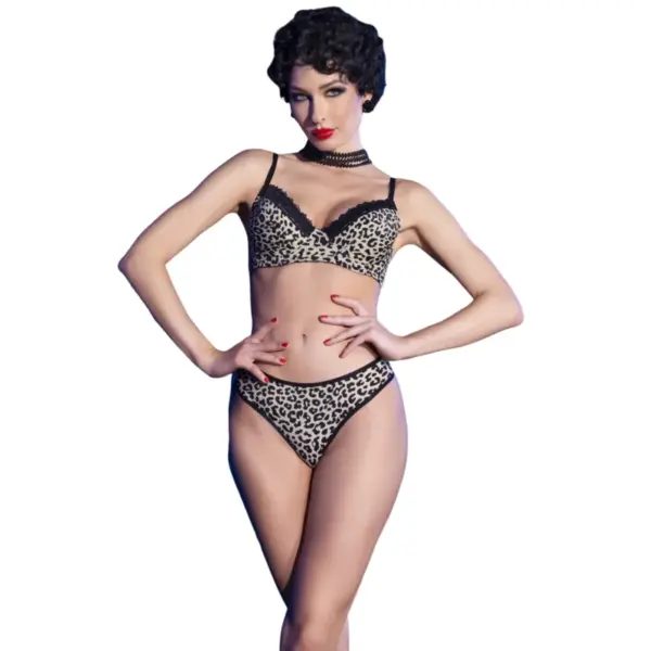 CHILIROSE - CR 4727 LUIPAARD 2-DELIGE BIKINI M
