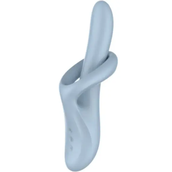 SATISFYER - HEAT FLEX 4 VIBRATOR WARMTE-EFFECT 12 VIBRATIES BLAUW