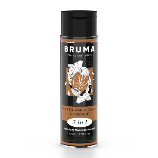 BRUMA - PREMIUM MASSAGE OLIE WARMTE EFFECT AMERICAN PIE SMAAK 3 IN 1 - 100 ML