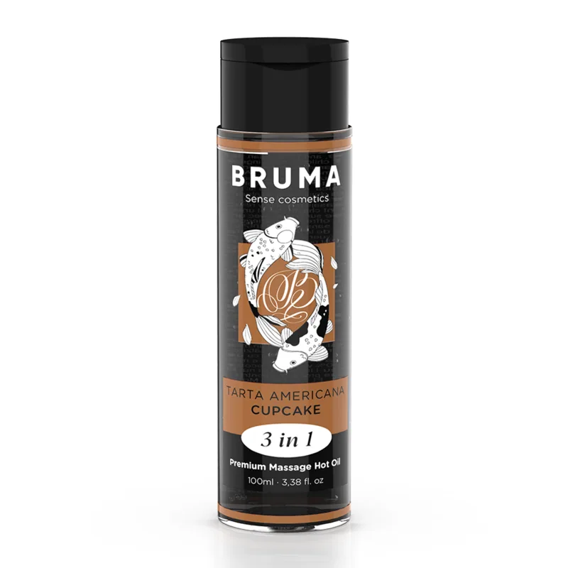 BRUMA - PREMIUM MASSAGE OLIE WARMTE EFFECT AMERICAN PIE SMAAK 3 IN 1 - 100 ML