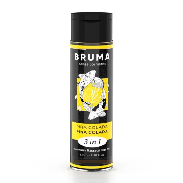 BRUMA - PREMIUM MASSAGE OLIE WARMTE EFFECT ANANAS SMAAK 3 IN 1 - 100 ML