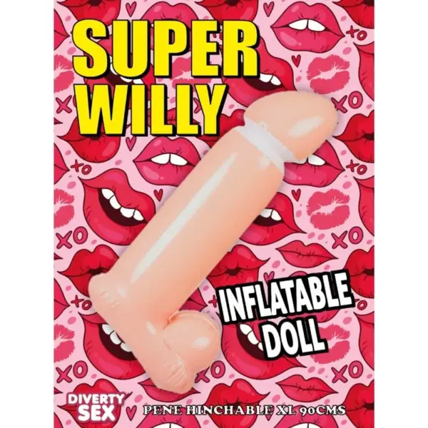 DIABLO PICANTE - OPBLAASBARE PENIS 100 CM