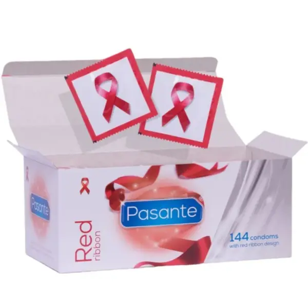 PASANTE - ROOD LINT CONDOOMS 144 STUKS
