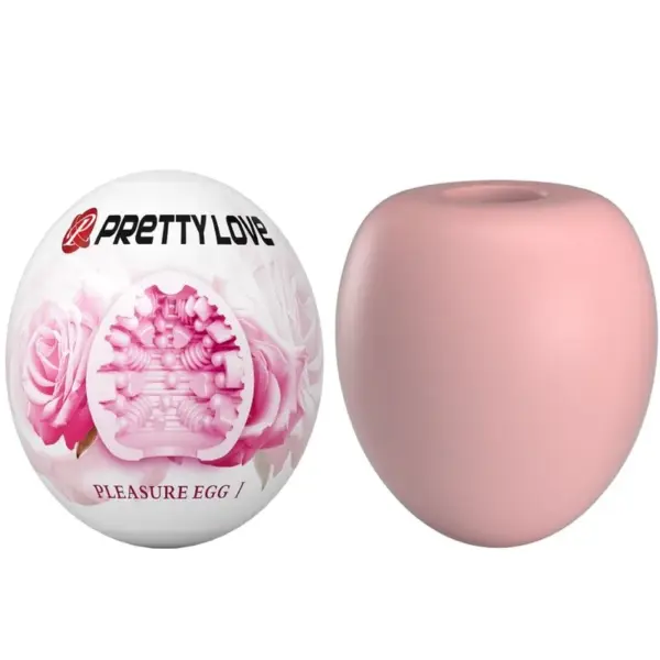 PRETTY LOVE - ROZE EI MANNELIJKE MASTURBATOR