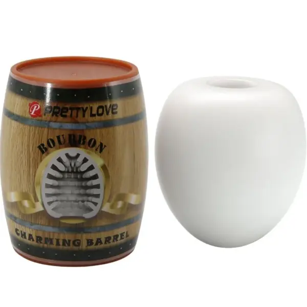 PRETTY LOVE - WITTE EI MANNELIJKE MASTURBATOR MODEL 2