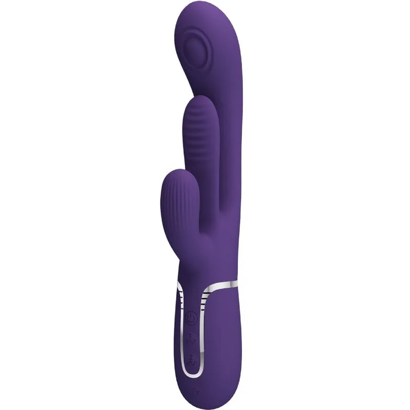 PRETTY LOVE - SHANIA TRIPLE MULTIFUNCTIONELE KONIJNENVIBRATOR PAARS