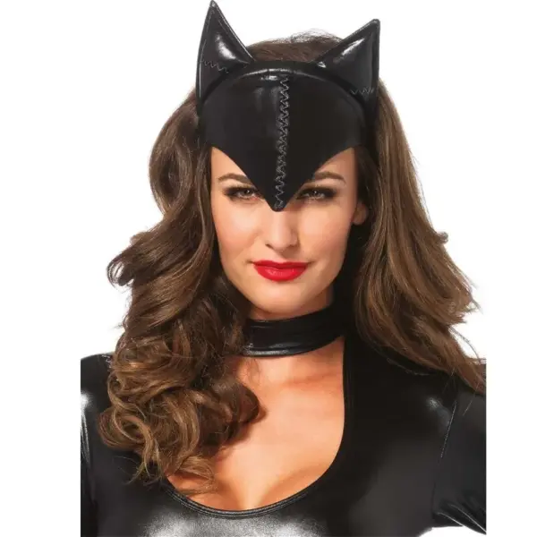 LEG AVENUE - ZWART KATACHTIGE VROUW MASKER