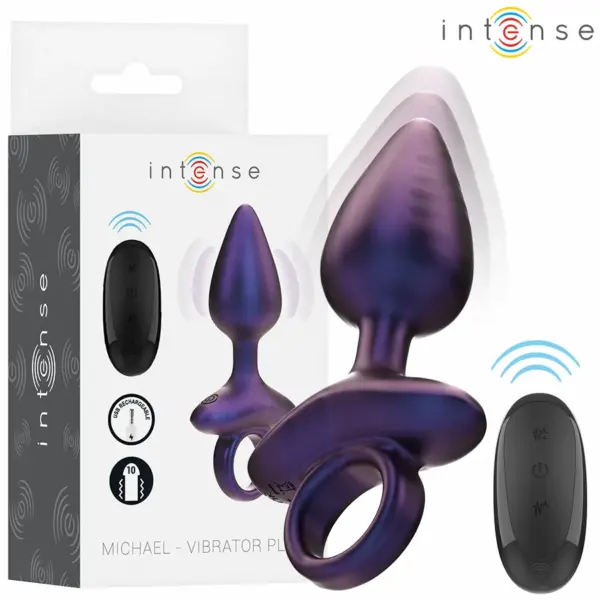 INTENSE - MICHAEL VIBRERENDE ANALE PLUG MODEL 2 AFSTANDSBEDIENING