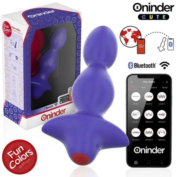 ONINDER CUTE - LIEFDE BUTT VIBRERENDE ANAAL PLUG DILATOR - GRATIS WERELDWIJDE APP