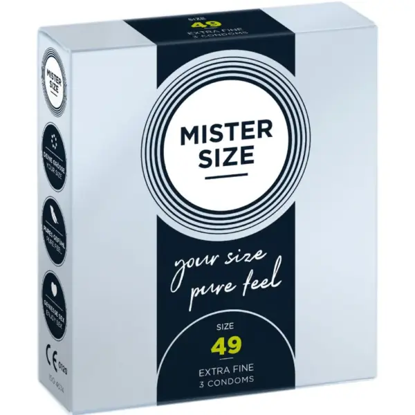 MISTER SIZE - CONDOOMS MAAT S 49 MM (3 STUKS)