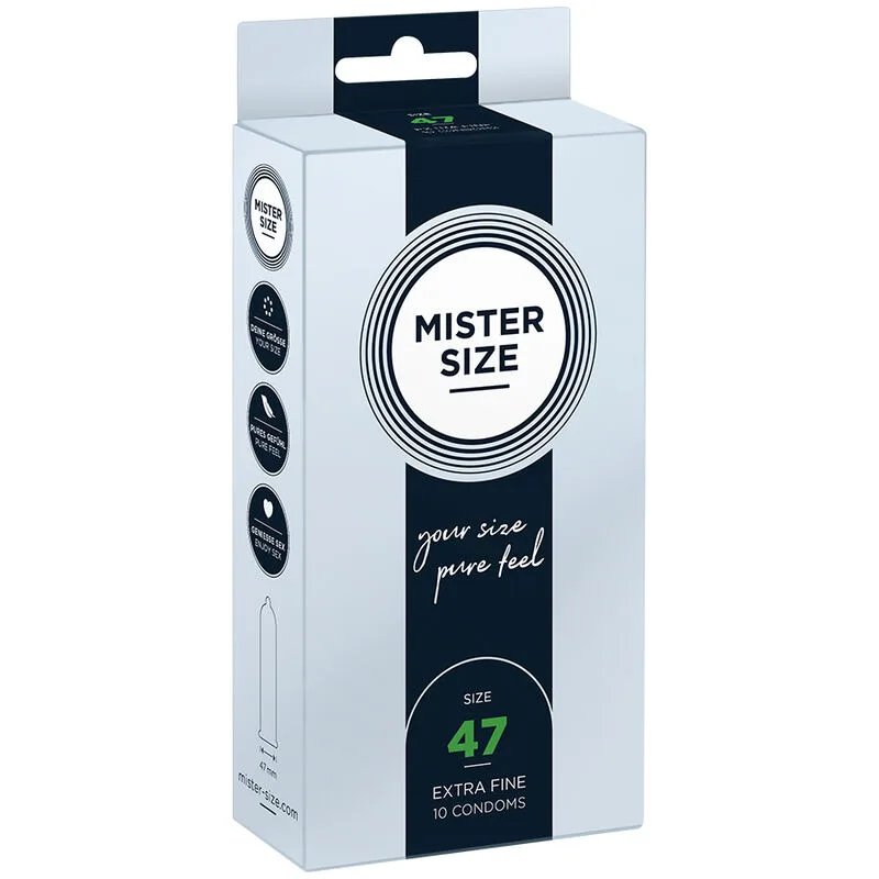 MISTER SIZE - CONDOOMS MAAT XS 47 MM (10 STUKS)