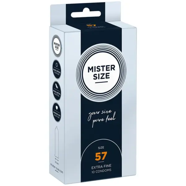 MISTER SIZE - CONDOOMS MAAT L 57 MM (10 STUKS)