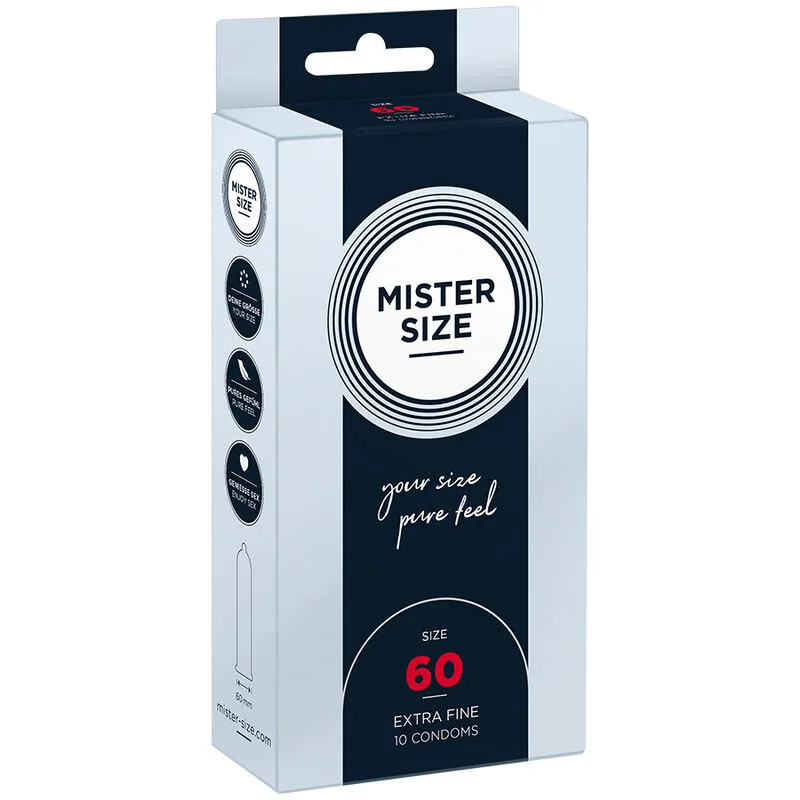 MISTER SIZE - XL MAAT CONDOOMS 60 MM (10 STUKS)