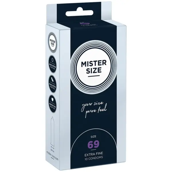 MISTER SIZE - XXXL MAAT CONDOOMS 69 MM (10 STUKS)