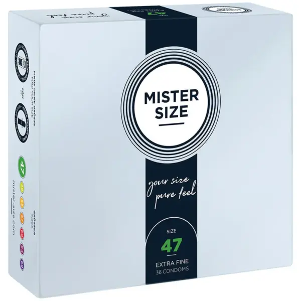 MISTER SIZE - CONDOOMS MAAT XS 47 MM (36 STUKS)