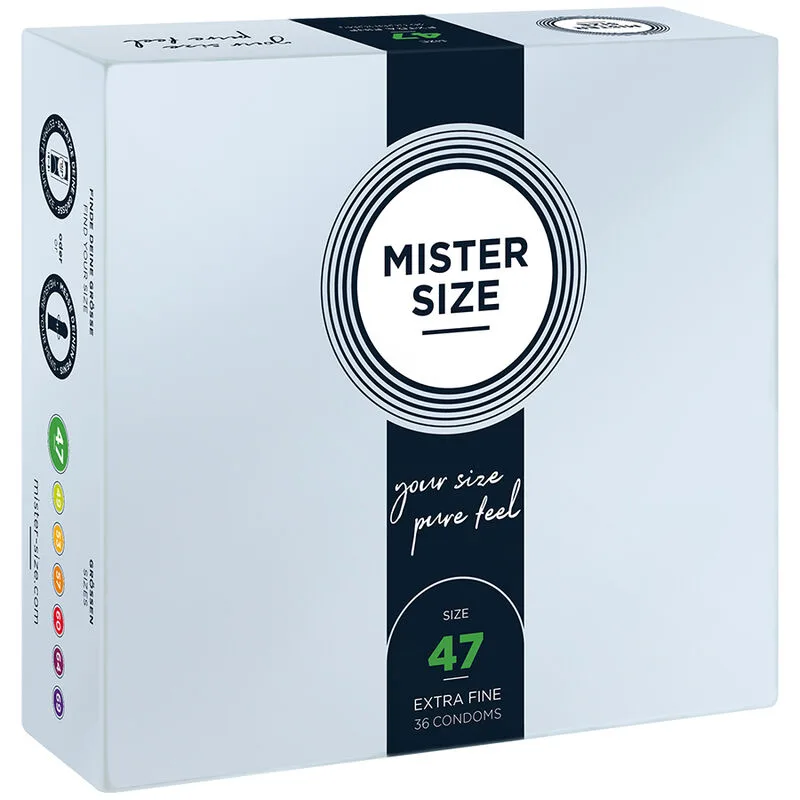 MISTER SIZE - CONDOOMS MAAT XS 47 MM (36 STUKS)