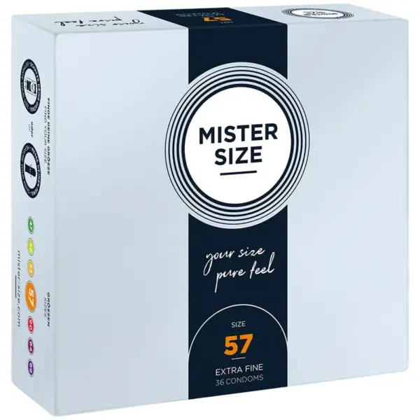 MISTER SIZE - CONDOOMS MAAT L 57 MM (36 STUKS)