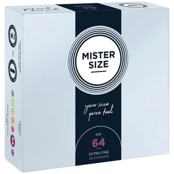 MISTER SIZE - XXL-MAAT CONDOOMS 64 MM (36 STUKS)
