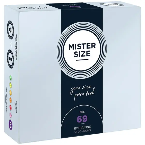 MISTER SIZE - XXXL MAAT CONDOOMS 69 MM (36 STUKS)