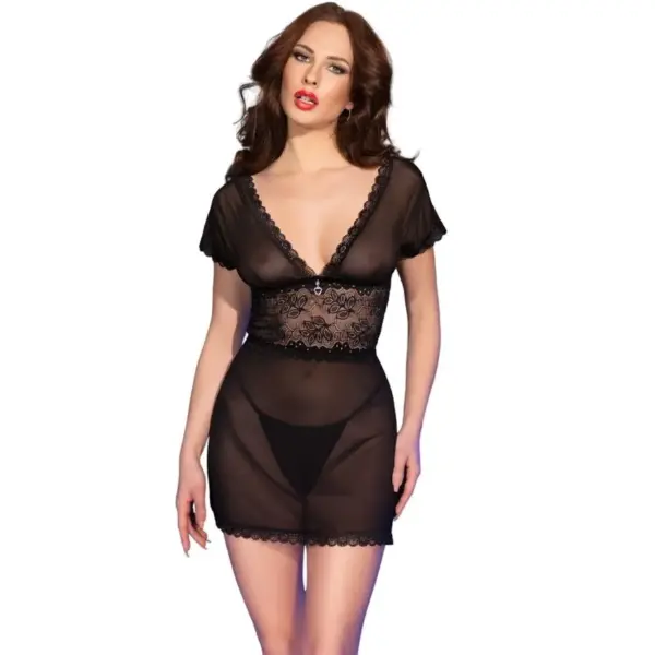 CHILIROSE - CR 4830 ZWARTE BABYDOLL M