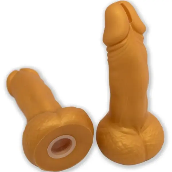 DIABLO PICANTE - PENISVORMIGE SPAARPOT 22,5 CM GOUD