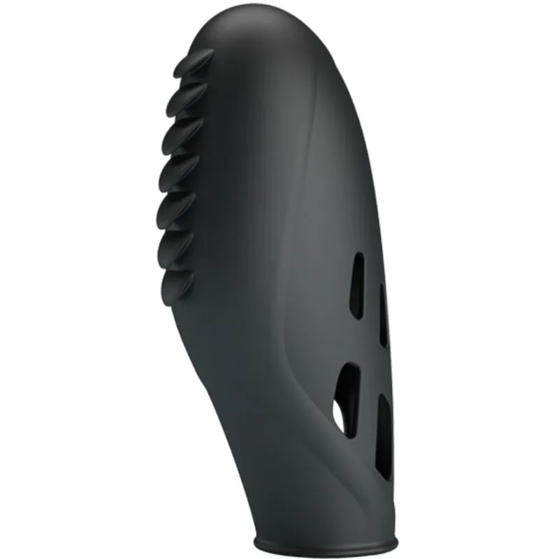 PRETTY LOVE - GILO ZWARTE SILICONEN VINGERVIBRATOR