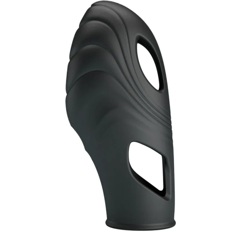 PRETTY LOVE - ZWARTE SILICONEN VINGERVIBRATOR